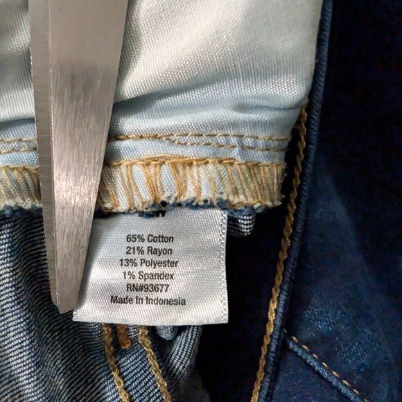 Ana A New Aproach High Rise Skinny Jeans Plus Size 22W 22 W Stretch ButtonFly - Picture 5 of 9